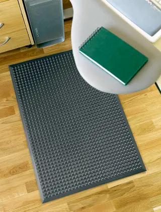 Produktfoto för Matting Yoga PUR golvmatta, 600 x 900 mm, grå