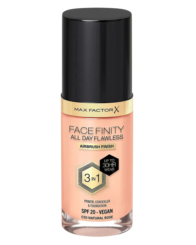 Bild 1 för MAX FACTOR All Day Flawles 3in1 Foundation 050 Natural Rose