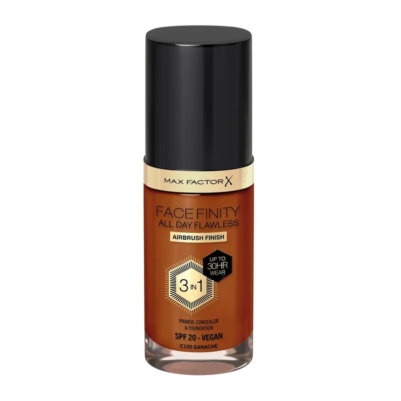 Bild 2 för MAX FACTOR All Day Flawles 3in1 Foundation 105 Ganache