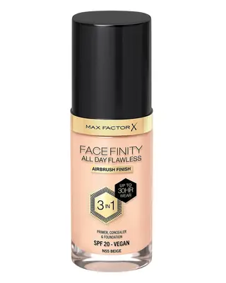 Produktfoto för MAX FACTOR All Day Flawles 3in1 Foundation N55 Beige