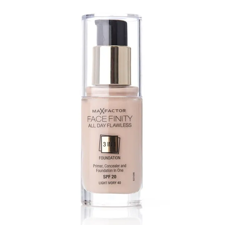 Alternativ bild 0 för Max Factor Facefinity 3-in-1 Foundation 40 Light Ivory 30 ml