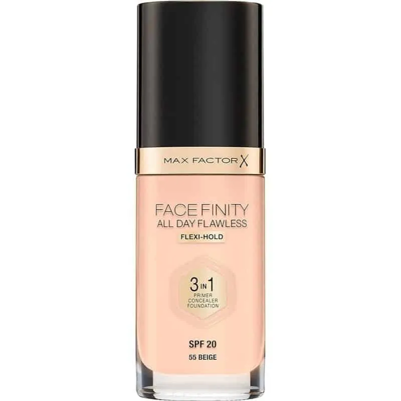 Alternativ bild 0 för Max Factor Facefinity 3-in-1 Foundation Beige 55 30 ml
