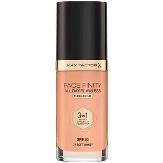 Produktfoto för Max Factor Facefinity All Day Flawless 3 In 1 Foundation N77 Soft Honey 30ml