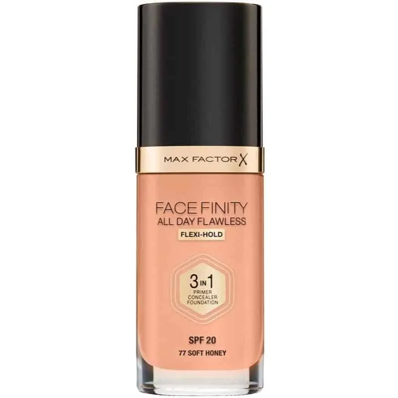 Alternativ bild 0 för Max Factor Facefinity All Day Flawless 3 In 1 Foundation N77 Soft Honey 30ml