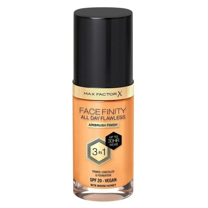 Alternativ bild 0 för Max Factor Facefinity All Day Flawless 3-in-1 Foundation #W78 War