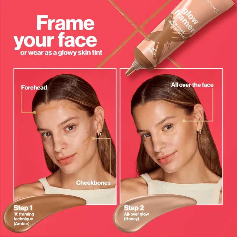 Bild 3 för Max Factor Glow Framer Skin Tint 20 Honey 30ml