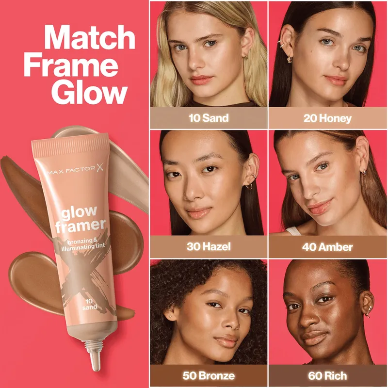 Bild 3 för Max Factor Glow Framer Skin Tint 40 Amber 30ml