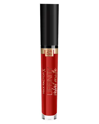 Produktfoto för Max Factor Lipfinity Velvet Matte 025 Red Luxury 3 ml