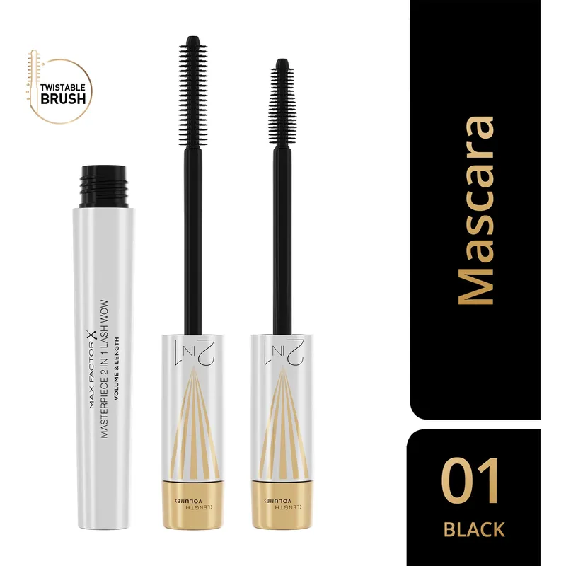 Bild 2 för MAX FACTOR Masterpiece 2in1 001 Black