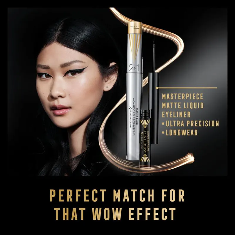 Bild 11 för MAX FACTOR Max Factor Masterpiece 2in1 Black Brown 7 ml