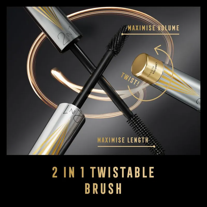 Bild 7 för MAX FACTOR Max Factor Masterpiece 2in1 Black Brown 7 ml