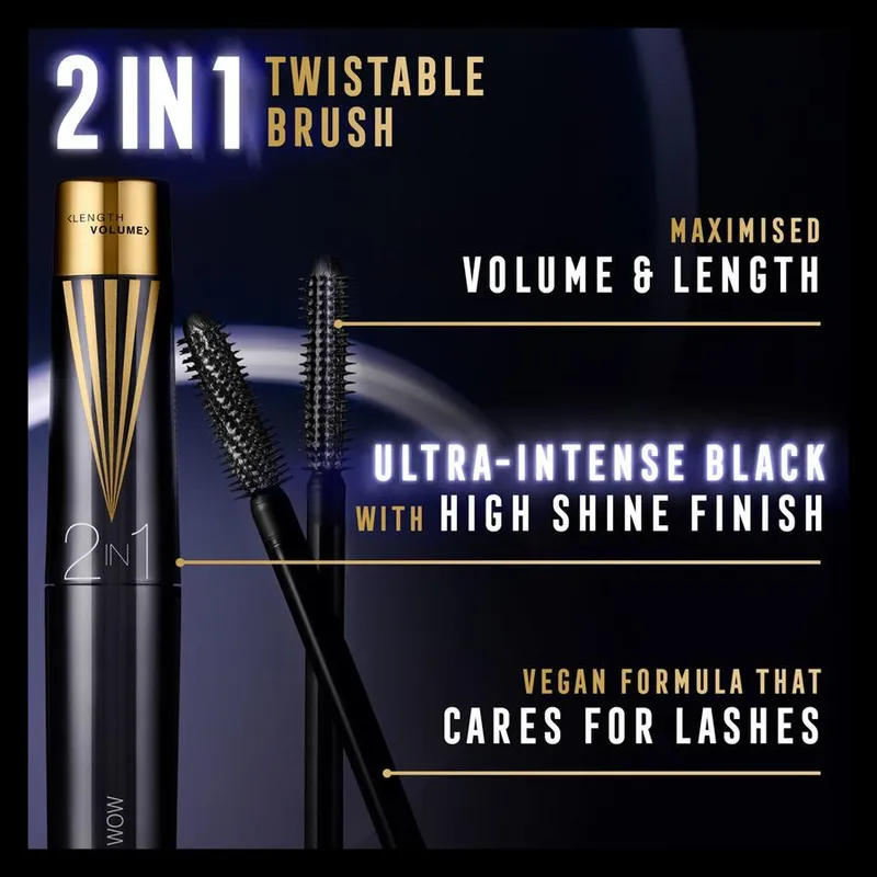 Bild 6 för MAX FACTOR Max Factor Masterpiece 2in1 Midnight Black 7 ml