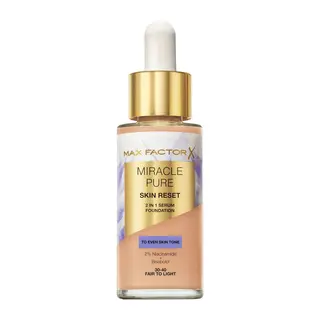 Produktfoto för Max Factor Miracle Pure 2in1 Skin Reset Serum Foundation 30-40 Fair to