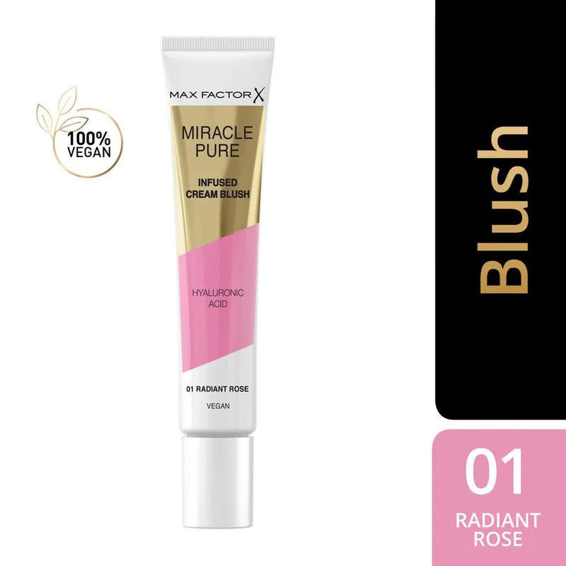 Bild 3 för MAX FACTOR Miracle Pure Cream Blush 01 Radiant rose