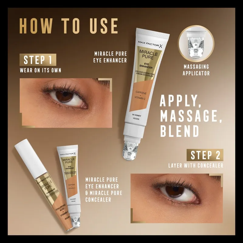 Bild 6 för Max Factor Miracle Pure Eye Enhancer 01 Rose