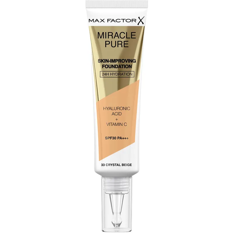 Bild 1 för MAX FACTOR Miracle Pure Foundation 33 crystal beige