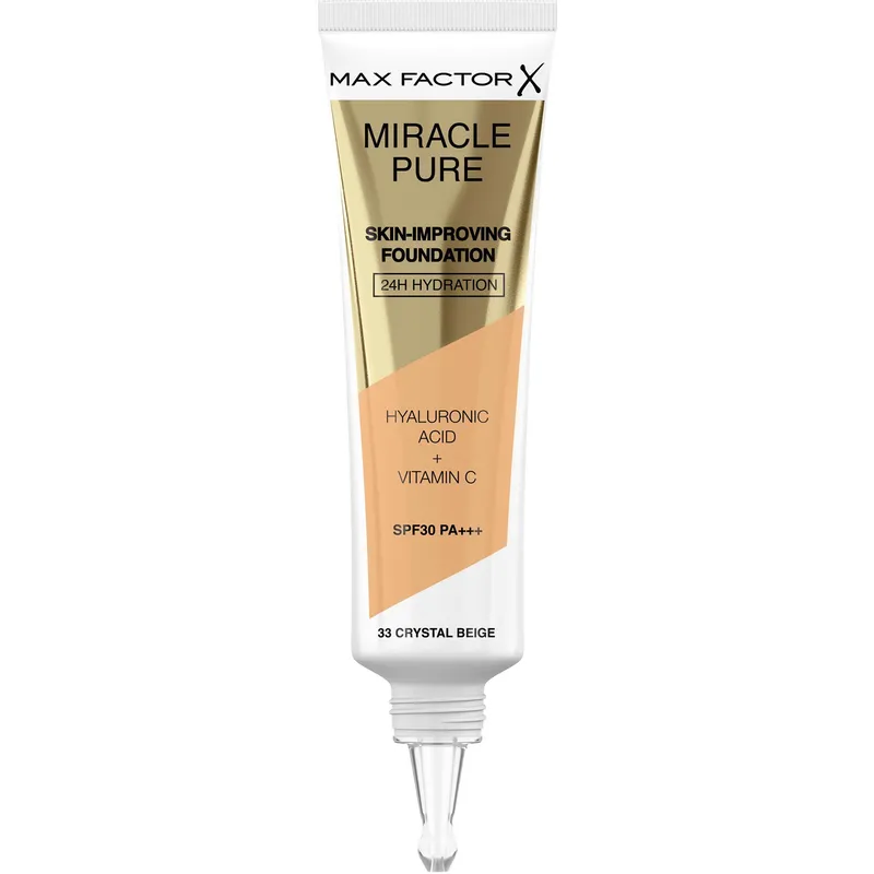 Bild 2 för MAX FACTOR Miracle Pure Foundation 33 crystal beige