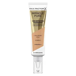 Produktfoto för MAX FACTOR Miracle Pure Foundation 45 warm almond