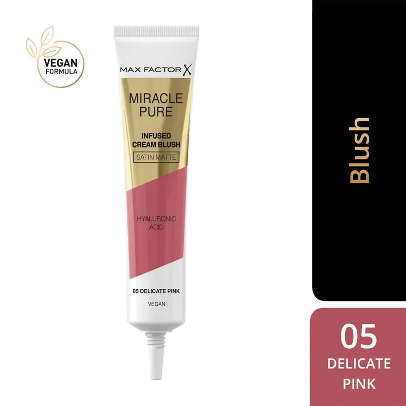 Bild 4 för Max Factor Miracle Pure Infused Cream Blush 05 Delicate Pink 15 m