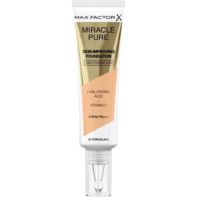 Alternativ bild 0 för Max Factor Miracle Pure Skin-Improving Foundation - 30 Porcelain 30 ml