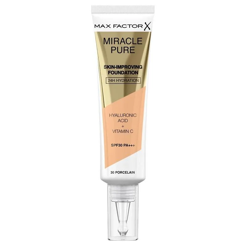 Alternativ bild 0 för Max Factor Miracle Pure Skin-Improving Foundation - 30 Porcelain 30 ml