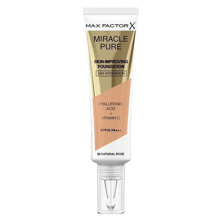 Bild 1 för Max Factor Miracle Pure Skin-Improving Foundation 50 Natural Rose
