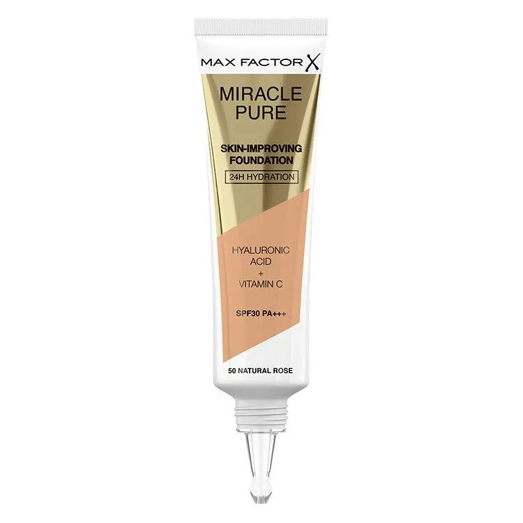 Bild 2 för Max Factor Miracle Pure Skin-Improving Foundation 50 Natural Rose