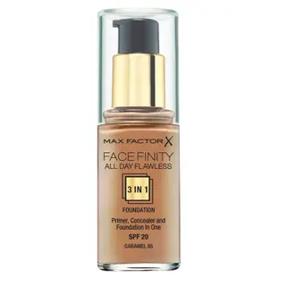 Produktfoto för MAX FACTOR Podkład do twarzy Facefinity All Day Flawless 3in1 Foundation Spf20 85 Caramel 30ml