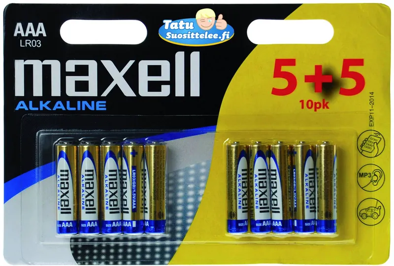 Alternativ bild 0 för Maxell AAA 10-pack lr3