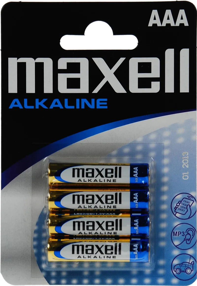 Bild 2 för Maxell Alkaline Ace LR03 - Batteri 4 x AAA - alkaliskt
