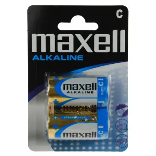 Produktfoto för Maxell Alkaline Batteri LR14 / C, 2-pack