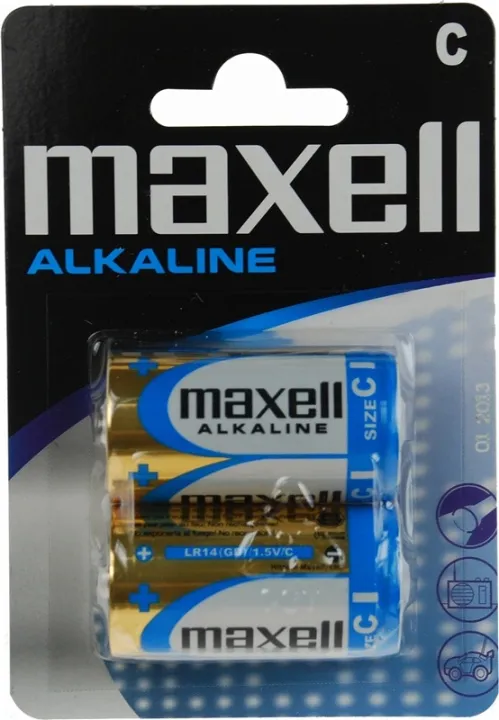 Alternativ bild 0 för Maxell Alkaline Batteri LR14 / C, 2-pack