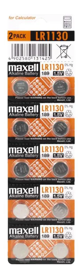 Alternativ bild 0 för Maxell LR 1130 - Batterier 10 x LR54