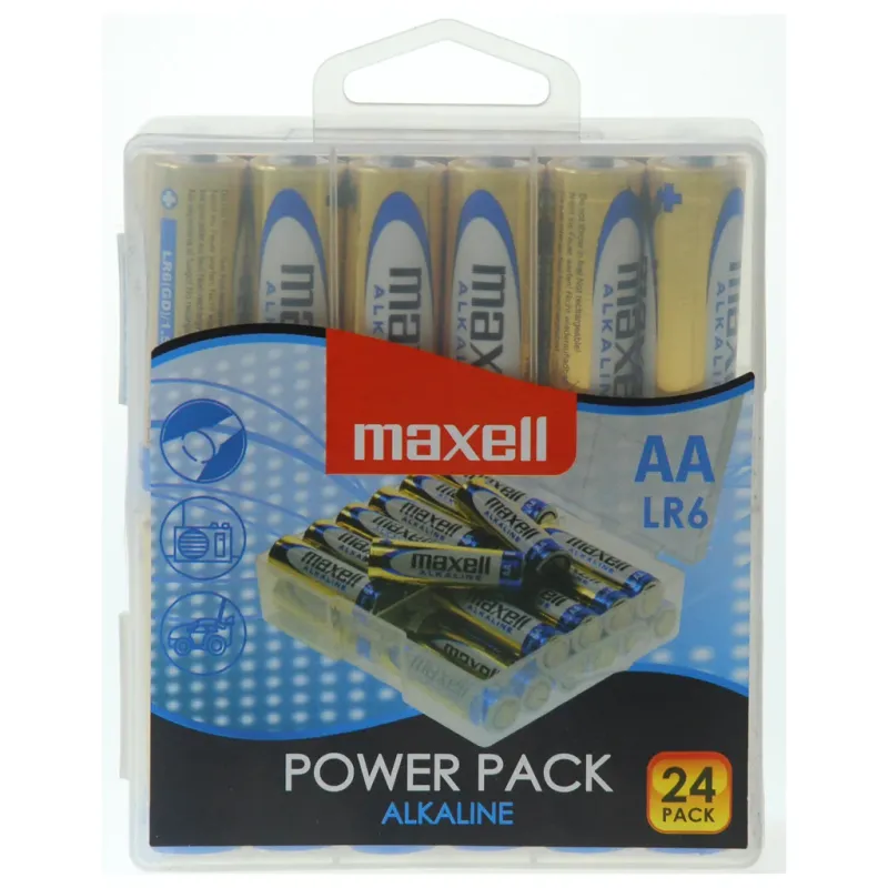 Alternativ bild 0 för Maxell LR6 - Batteri 24 x AA-typ - alkaliskt
