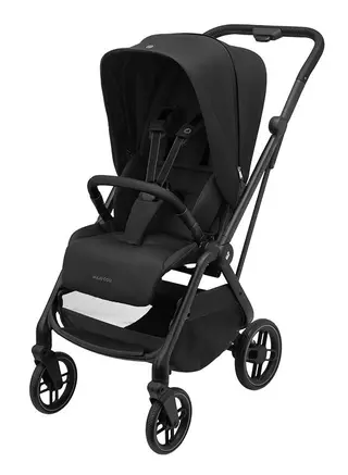 Produktfoto för Maxi-Cosi Leona 2, twillic black/svart leath.