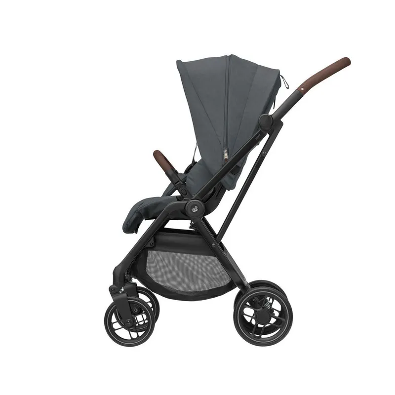 Bild 4 för Maxi-Cosi Leona 2, twillic graphite/brun leath.