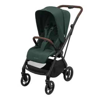 Produktfoto för Maxi-Cosi Leona 2, twillic green/brun leath.