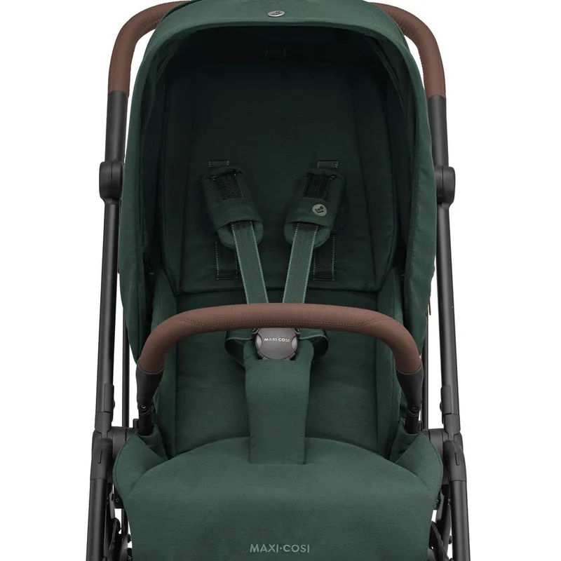 Bild 2 för Maxi-Cosi Leona 2, twillic green/brun leath.