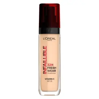 Produktfoto för MAYBELLINE_Infaillible 24H Fresh Wear Foundation long-lasting liquid foundation 100 Linen 30ml