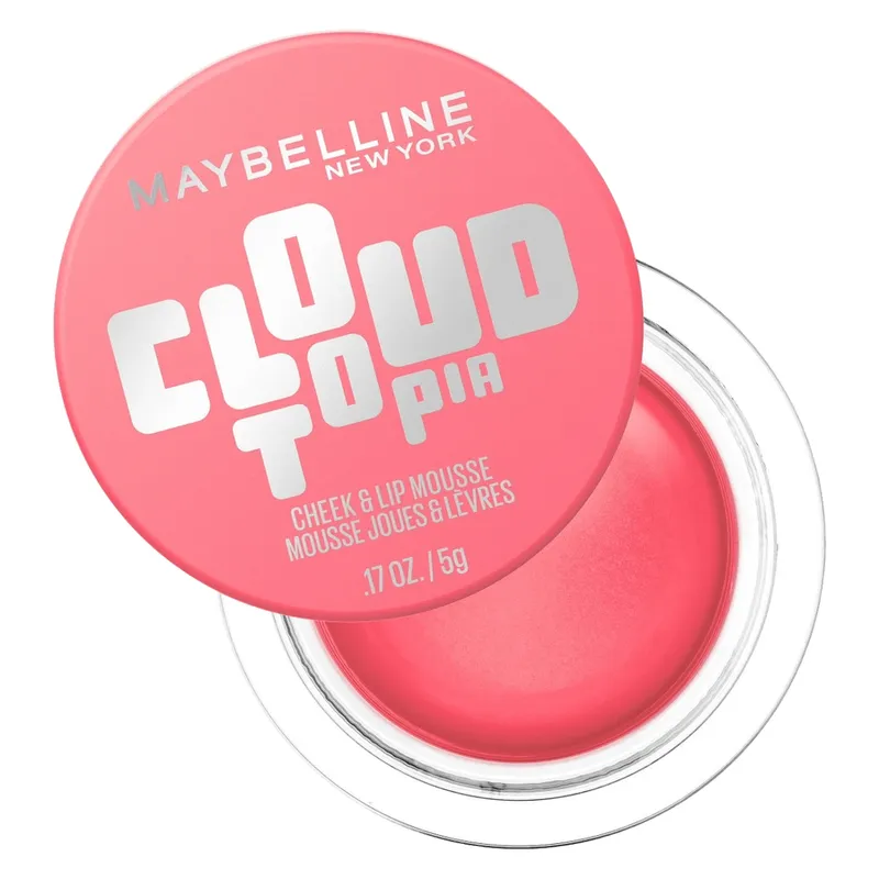 Bild 1 för Maybelline New York Cloudtopia Cheek & Lip Mousse 7 Moonlit Rose