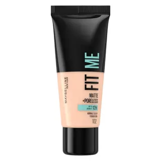 Produktfoto för Maybelline New York Fit Me Matte + Poreless Foundation 102 Fair Ivory