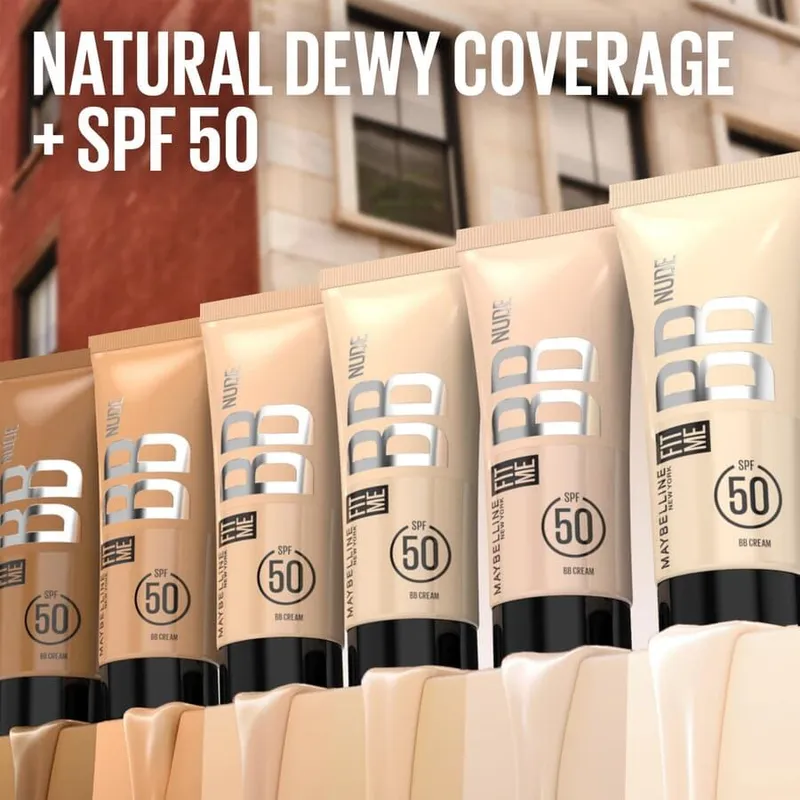 Bild 5 för Maybelline New York Fit Me Nude BB Cream SPF50 40