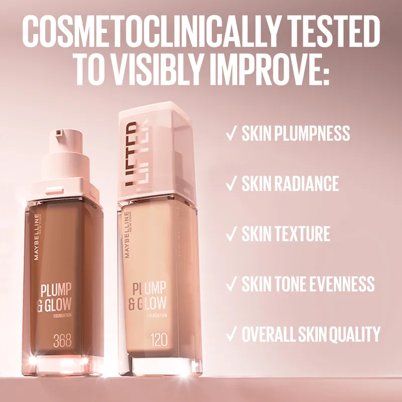 Bild 4 för Maybelline New York Lifter Plump & Glow Foundation 368