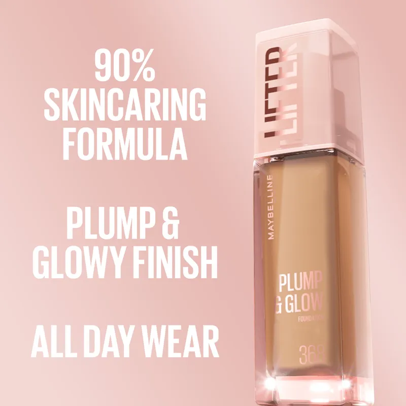 Bild 5 för Maybelline New York Lifter Plump & Glow Foundation 368