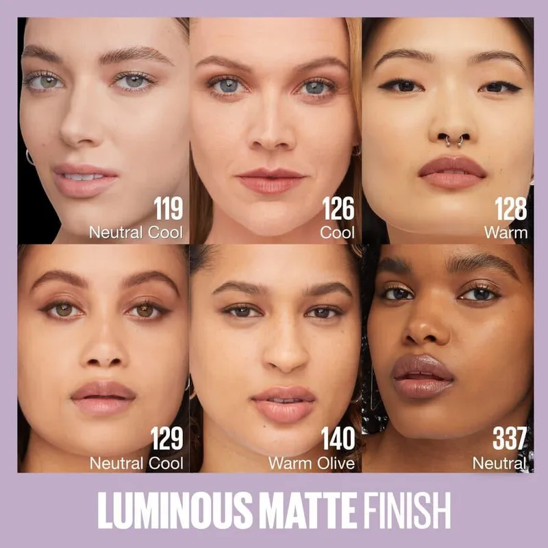 Bild 5 för Maybelline New York Superstay Lumi Matte Foundation 119 35 ml