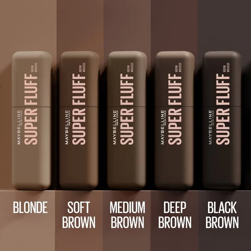 Bild 7 för Maybelline Superfluff Brow Mousse 255 Soft Brown - 5 g