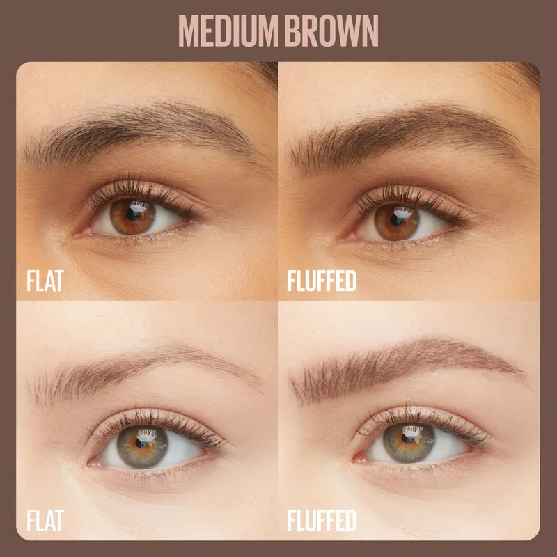 Bild 8 för Maybelline Superfluff Brow Mousse 257 Medium Brown - 5 g