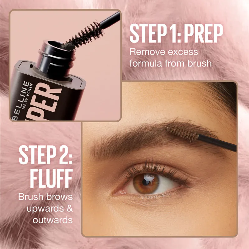 Bild 4 för Maybelline Superfluff Brow Mousse 260 Deep Brown - 5 g