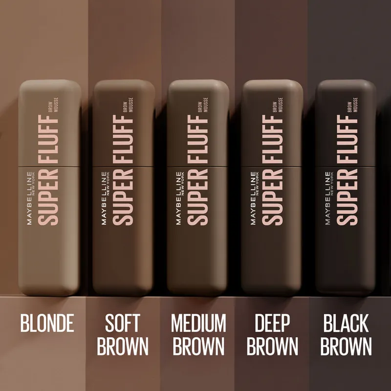 Bild 6 för Maybelline Superfluff Brow Mousse 262 Black Brown - 5 g