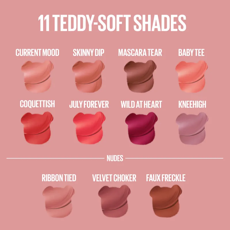 Bild 8 för Maybelline Superstay Teddy Tint Liquid Lip Tint 10 Current Mood - 5 ml